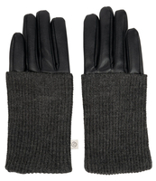 Stoere Handschoen Zwart/Mist
