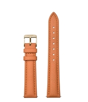 Strap 16 mm Leather Gold Plated