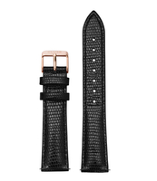 Strap 18 mm Leather Rose Gold Plated