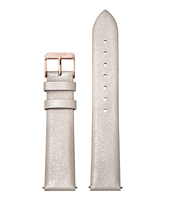 Strap Leather 18 mm Rose Gold Colored