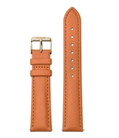 Strap Leather Gold Plated 18 mm