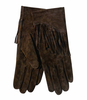 Suede Glove With Fringe