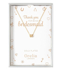 Thankyou Bridesmaid Horseshoe and Stone Giftbox