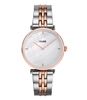 Triomphe 5 Link Rose Gold Plated White Pearl