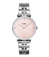 Triomphe 5 Link Silver Plated Salmon Pink
