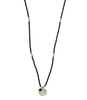 Truly Black Onyx Moon Silver Necklace