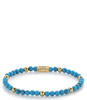 Turquoise Delight - 4mm yellow gold plated