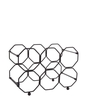 Wine rack Honeycomb foldable iron