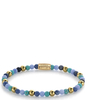 Winter Blues - 4mm - yellow gold plated