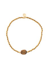Winter Tiger Eye Gold Bracelet