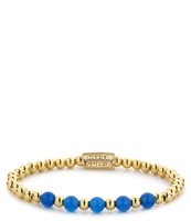 Yellow Gold meets Brightening Blue - 6mm