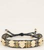 Zwarte armband bedels & kraaltjes