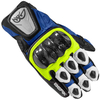 Berik Namib Motorfiets handschoenen,  zwart-wit-blauw,  afmeting XL voor man