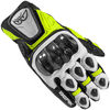 Berik Namib Motorfiets handschoenen,  zwart-wit-geel,  afmeting XL