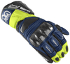 Berik Namib Pro De Handschoenen van de motorfiets,  zwart-blauw-geel,  afmeting XL