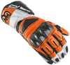 Berik Namib Pro De Handschoenen van de motorfiets,  zwart-wit-oranje,  afmeting XL