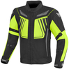 Berik Nardo Evo Waterdichte motorfiets textiel jas,  zwart-geel,  afmeting 54