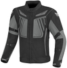 Berik Nardo Evo Waterdichte motorfiets textiel jas,  zwart-grijs,  afmeting 54