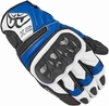Berik NexG Motorfiets handschoenen Zwart Wit Blauw XL