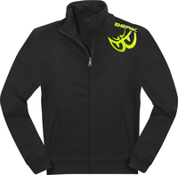 Berik Paddock Evo Sweatjas,  zwart-geel,  afmeting XL