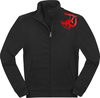 Berik Paddock Evo Sweatjas,  zwart-rood,  afmeting XL
