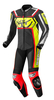 Berik Race-Tech One Piece Motorfiets Lederen Pak,  zwart-rood-geel,  afmeting 54