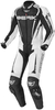 Berik Race-X Twee stuk motorfiets leder pak Zwart Wit 50