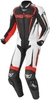 Berik Race-X Twee stuk motorfiets leder pak Zwart Wit Rood 48