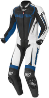 Berik Race-X Tweedelige motorfiets lederen pak,  zwart-wit-blauw,  afmeting 56