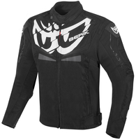 Berik Radic Evo Waterdichte motorfiets textiel jas,  zwart,  afmeting 50