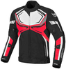 Berik Radic Waterdichte motorfiets textiel jas Zwart Wit Rood 48