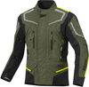 Berik Rallye Waterdichte motorfiets textiel jas,  zwart-groen,  afmeting 50