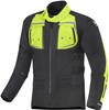 Berik Safari Pro Waterdichte motorfiets textiel jas,  zwart-geel,  afmeting 58