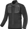 Berik Safari Pro Waterdichte motorfiets textiel jas,  zwart-grijs,  afmeting 56