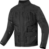 Berik Safari Waterdicht 3-in-1 textieljack voor motorfietsen,  zwart,  afmeting 50 voor man