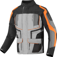 Berik Safari Waterdicht 3-in-1 textieljack voor motorfietsen,  zwart-grijs-oranje,  afmeting 50 voor man