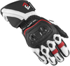 Bogotto Losail Motorfiets handschoenen,  zwart-wit-rood,  afmeting 2XL