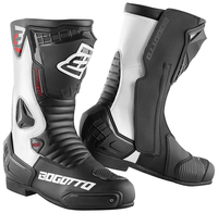 Bogotto Losail Motorlaarzen,  zwart-wit,  afmeting 45
