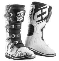 Bogotto MX-3 Camo Motorcross Laarzen,  zwart-wit,  afmeting 47