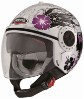 Caberg Riviera V3 Diva Jet helm Wit Pink M