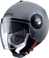 Caberg Riviera V3 Jet helm Zwart Grijs S
