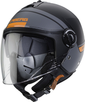 Caberg Riviera V4 Elite Jet Helm,  zwart-oranje,  afmeting S