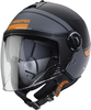 Caberg Riviera V4 Elite Jet Helm,  zwart-oranje,  afmeting XL
