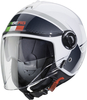 Caberg Riviera V4 Elite Jet Helm,  zwart-wit,  afmeting XS