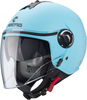 Caberg Riviera V4 Mat Jet Helm,  blauw,  afmeting S