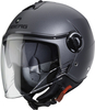 Caberg Riviera V4 Mat Jet Helm,  zwart-grijs,  afmeting XS
