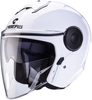 Caberg Soho Jet Helm,  wit,  afmeting S voor man