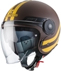 Caberg Uptown Chrono Jet helm,  bruin,  afmeting XS
