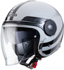 Caberg Uptown Chrono Jet helm,  zwart-grijs,  afmeting XS