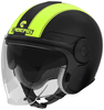 Caberg Uptown Legend Jet helm,  zwart-geel,  afmeting S